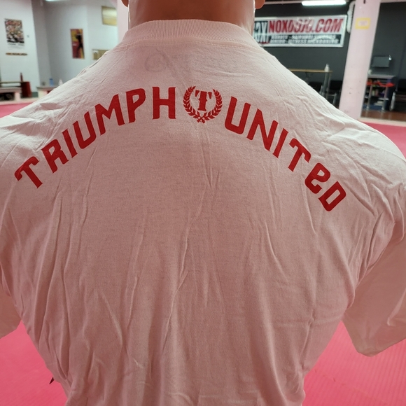 NWOT Triumph United Tee White 100% Cotton XL - Picture 3 of 4